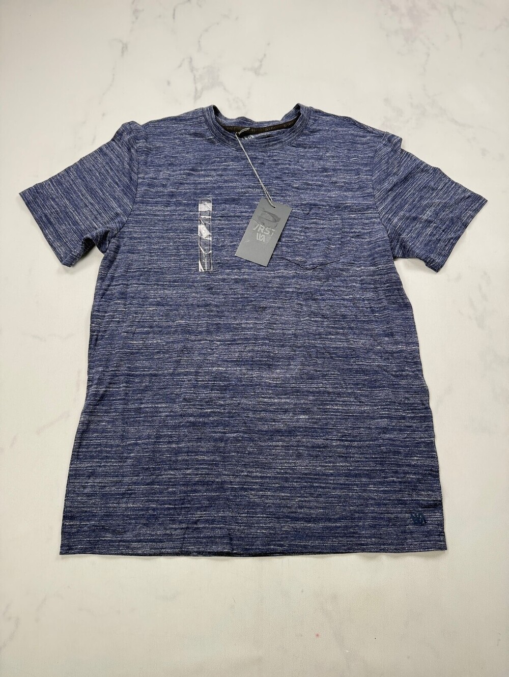 VRST Essential Pocket Tee T Shirt Navy 2000s Minimalist - Mens S